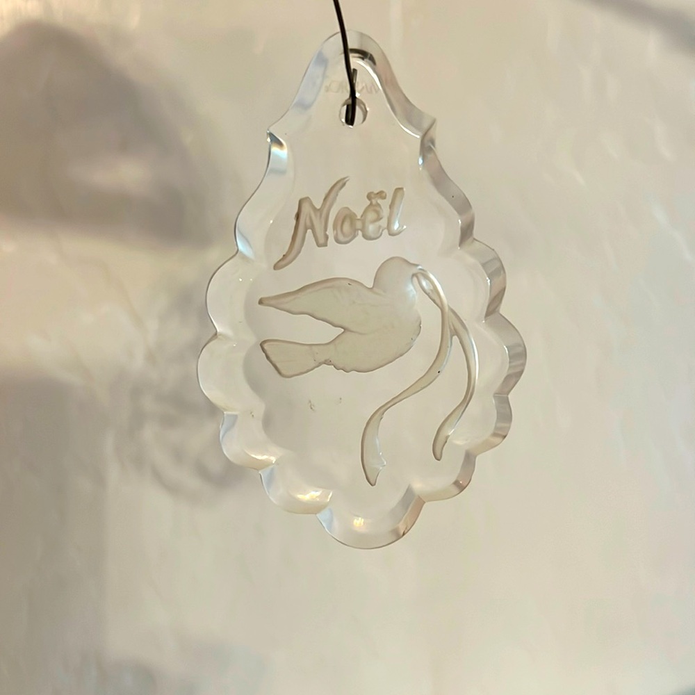 Gorham Crystal Noel Christmas Ornament